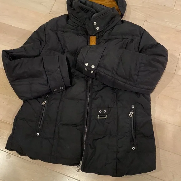 Bogner black down jacket